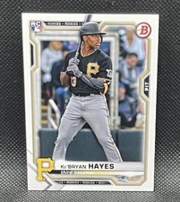 2021 Bowman Baseball MLB #66 Ke'Bryan Hayes Base Paper RC Rookie Card Pirates