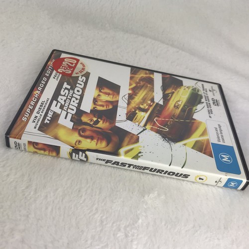 The Fast and the Furious DVD Reg 2,4 Vin Deisel Action Tested Free Post - Picture 2 of 5