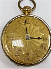 George II/III Pocket Watch Andrew Reed London Ormolu Case Fusee Movement Working