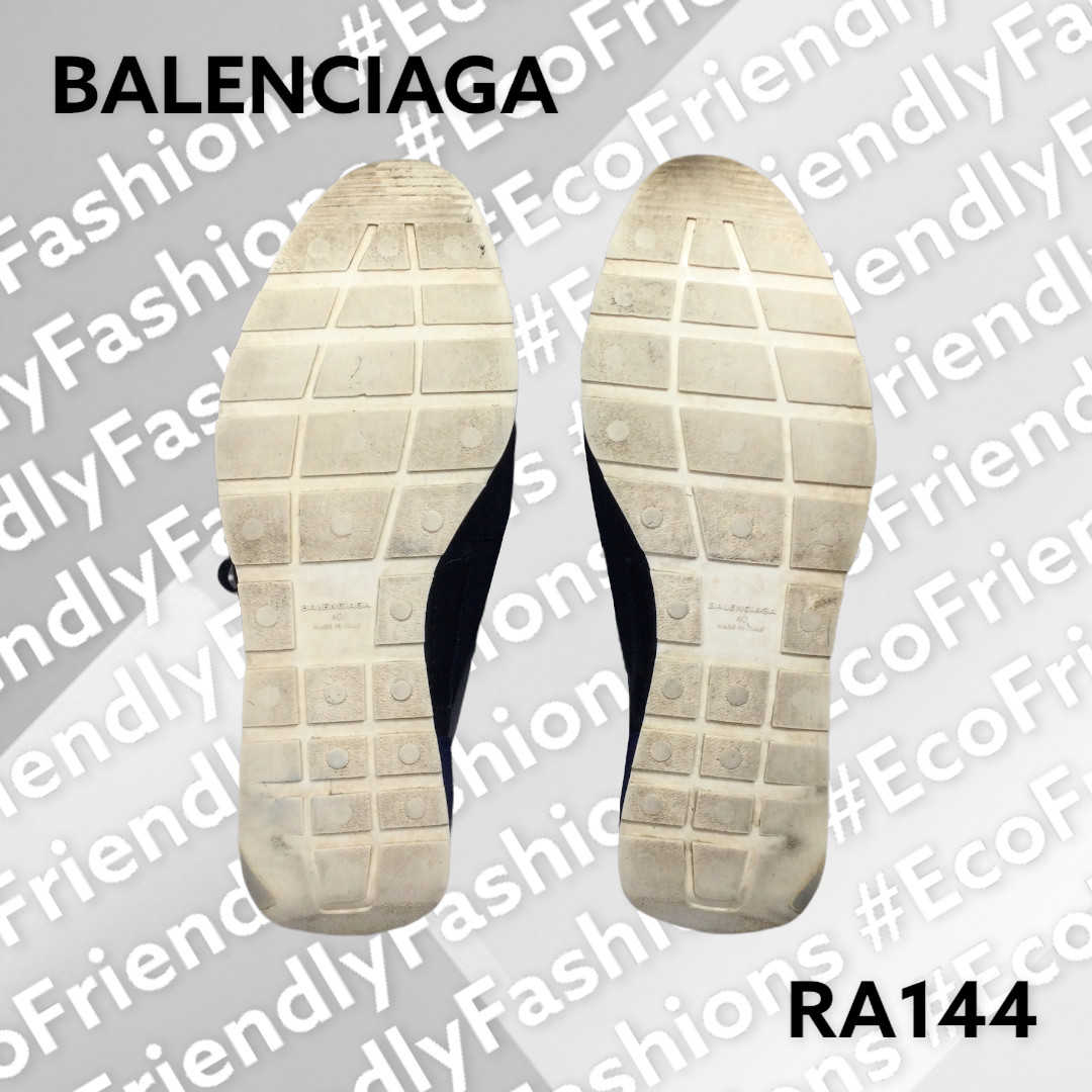 BALENCIAGA Multicolor Leather and Mesh Race Runner Sneakers Size 40 image 6