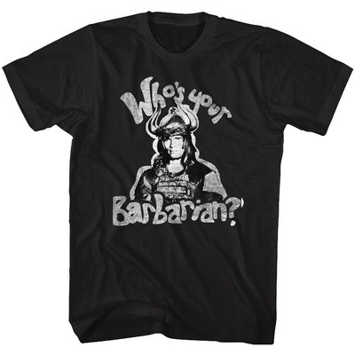 Conan the Barbarian Who's Your Barbarian Black Shirts