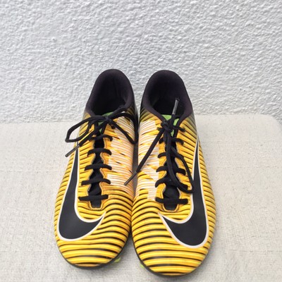 nike yellow and black football boots
