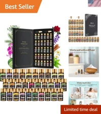 Gift-Ready 30-Pack Natural Essential Oils - Aromatherapy for DIY & Relaxation