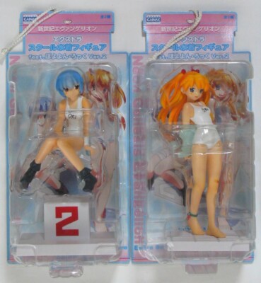 Figurine Bandai Ichiban Kuji - Asuka Langley Evangelion En Maillot De Bain Scolaire EX