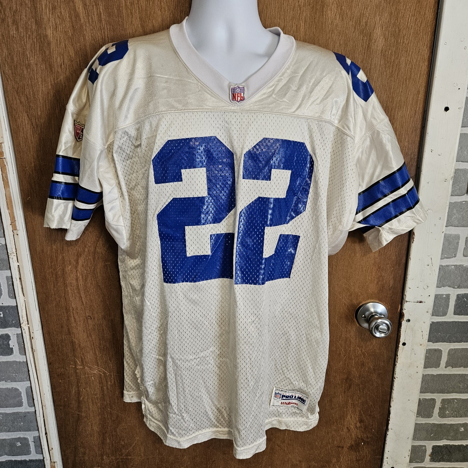 Vintage Wilson Pro Line Emmitt Smith DALLAS COWBOYS Authentic NFL Team JERSEY 52