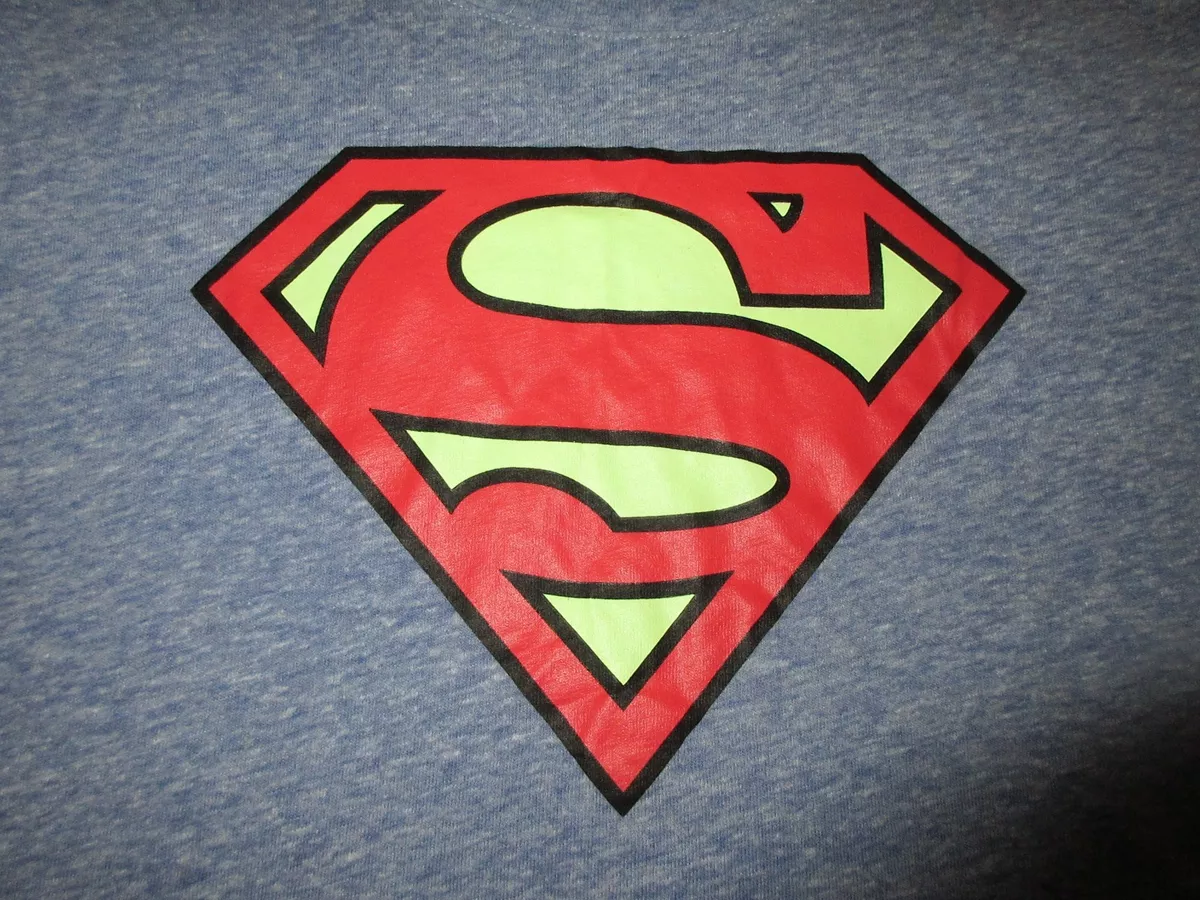 UNDER ARMOUR Womens Blue Short Sleeve Superman Shirt Size Small S
