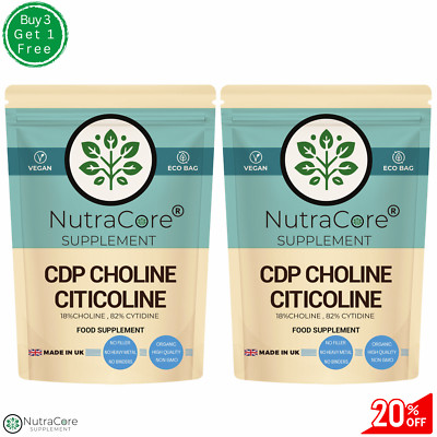 Nutra Core CDP Choline Citicoline 600 mg Kapseln 180
