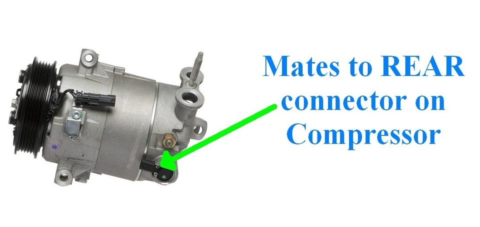 fits GM AC Compressor REAR Connector Plug Harness Wiring Air ...