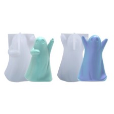 Ghost Ornaments Epoxy Resin Mold Aromatherapy Plaster Soap Candle Silicone Mould