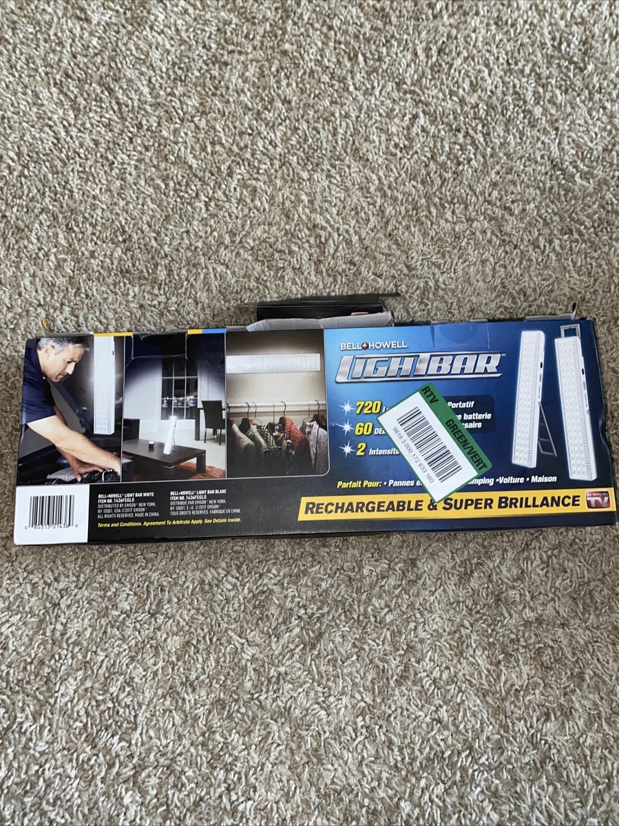 Super bright portable rechargeable 60 clearance integrated led white light bar