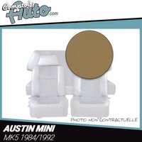 Bezug Vordersitze Und RüCksitz FüR Austin Mini MK5 Kunst Beige