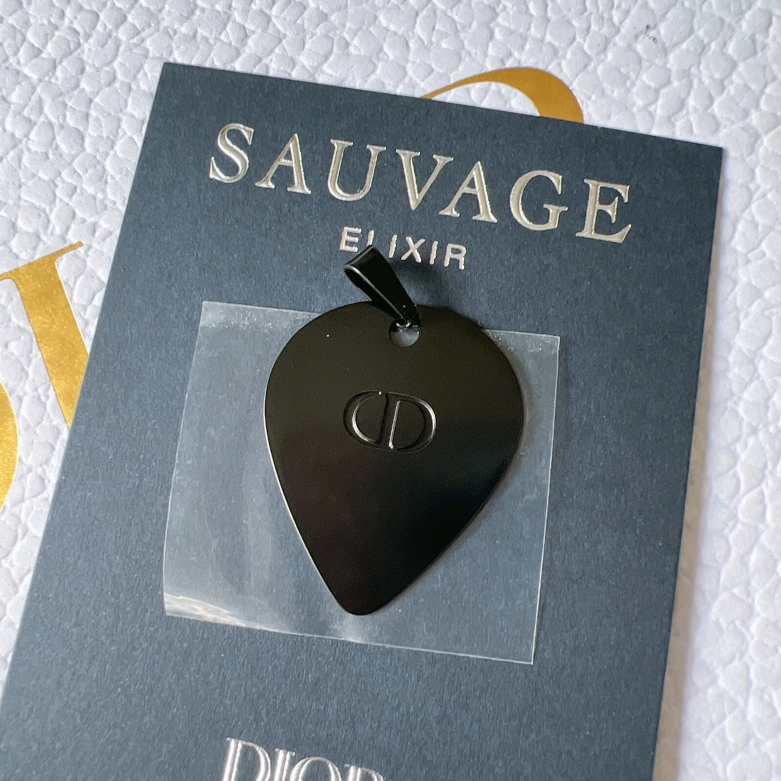 Collier pendentif vintage Christian Dior neuf