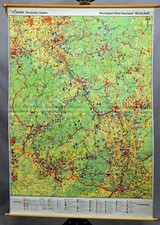 Harms Deutsche Laender Rheinland-Pfalz Saarland Wirtschaft Schulwandkarte