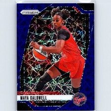 2024 Panini WNBA Prizm Maya Caldwell #38 Blue Velocity Indiana Fever