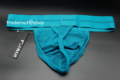 C-IN2 men teal blue Scrimmage cotton G-string Thong underwear size S M L XL 2XL 