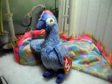 peacock beanie baby value