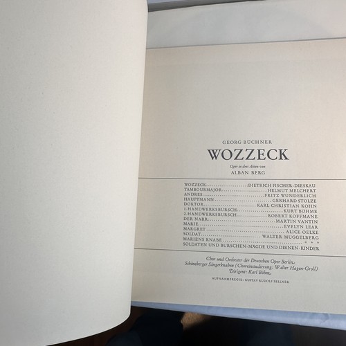 Wozzeck Alan Berg Karl Böhm EX 2LP+Book Box Set 1965 - Picture 4 of 13