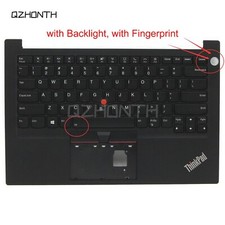 New For Lenovo Thinkpad E14 Gen 2 Palmrest with US Keyboard Backlit w/FPR 14"