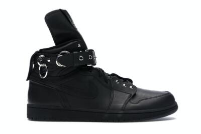 Nike x Comme des Garcons Jordan 1 Retro High Sneakers CN5738-001 in Black 人気コラボ！Comme Des Garcons x Nike Air Jordan 1 High Black  main image 4