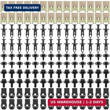 300PCS Bumper Clips Auto Fasteners Kit, Fender Liner Screws and Clips Set for En