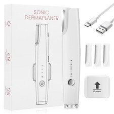 Sonic Dermaplane Razor Facial Hair Remover Peach Fuzz Removal USB Rechargeable