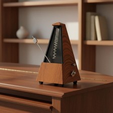 Upright Metronome Clear Sound Mechanical Metronome Stable Base for Exam Training