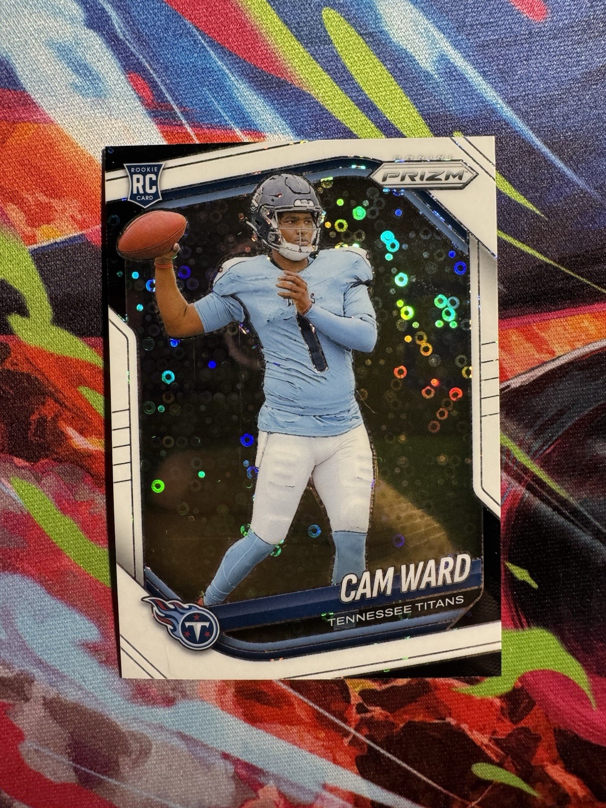 2025 Panini Prizm - Rookie Cam Ward #352 White Disco Prizm (RC)