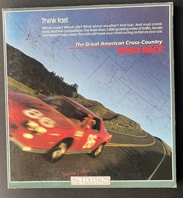 The Great American Cross-Country Road Race 1985 ACTIVISION Commodore & Atari