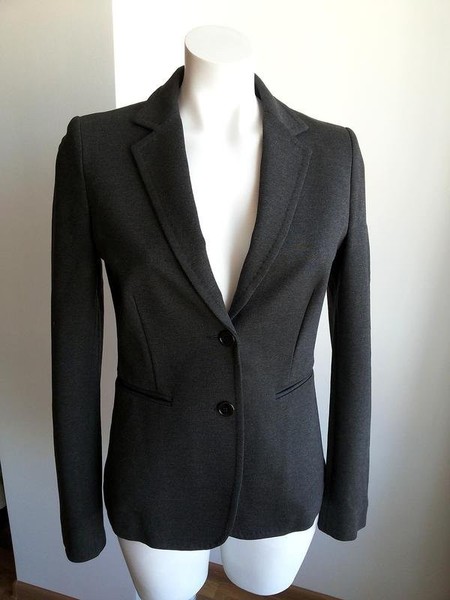 Women Max Mara Blazer Grey Viscose 38 / M / 46