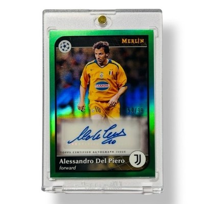 Alessandro Del Piero /99 Auto Juventus Topps Merlin 2024/25 Autograph No PSA