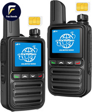 Lifetime Free Unlimited Range Rapid Global Walkie Talkies PTT Push-To-Talk over