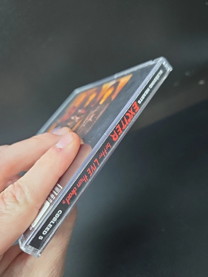 Exciter Better Live Than Dead Cd 1993 OG UK Press Bleeding Hearts EX OOP RARE Foto 3 de 4