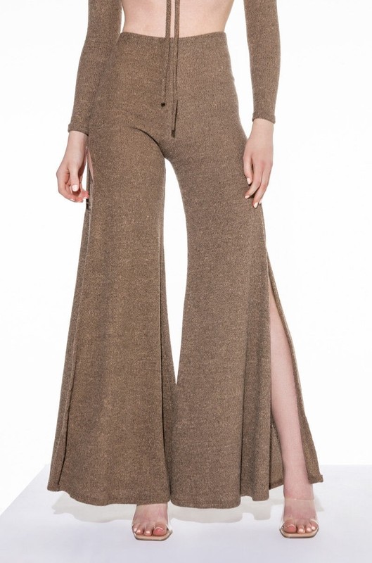 Akira Chicago Black Label Size XL Brown Wide Leg Pants Palazzo