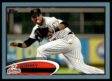 2012 Topps #585 Jimmy Paredes Blue Houston Astros NM+