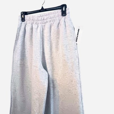 Refugee Fleece Super Wide Gray Sweatpants Women's Size Small New with Tags