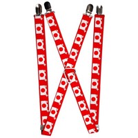 `Suspenders - 1.0`` - Camera Red/White` (Us Import) ACC NEU