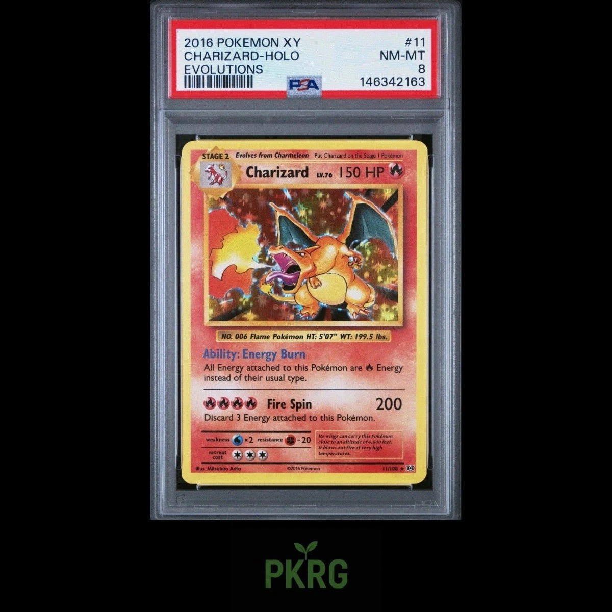 Charizard Pokémon TCG Professional Sports Authenticator (PSA