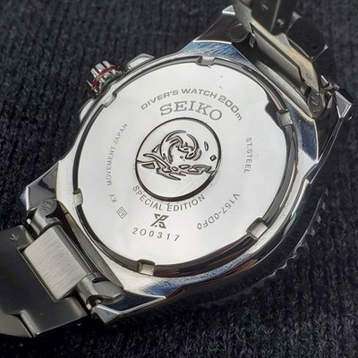 SEIKO PROSPEX SNE549P1 V157-0DF0 PADI SOLAR DIVER'S 200M BLUE