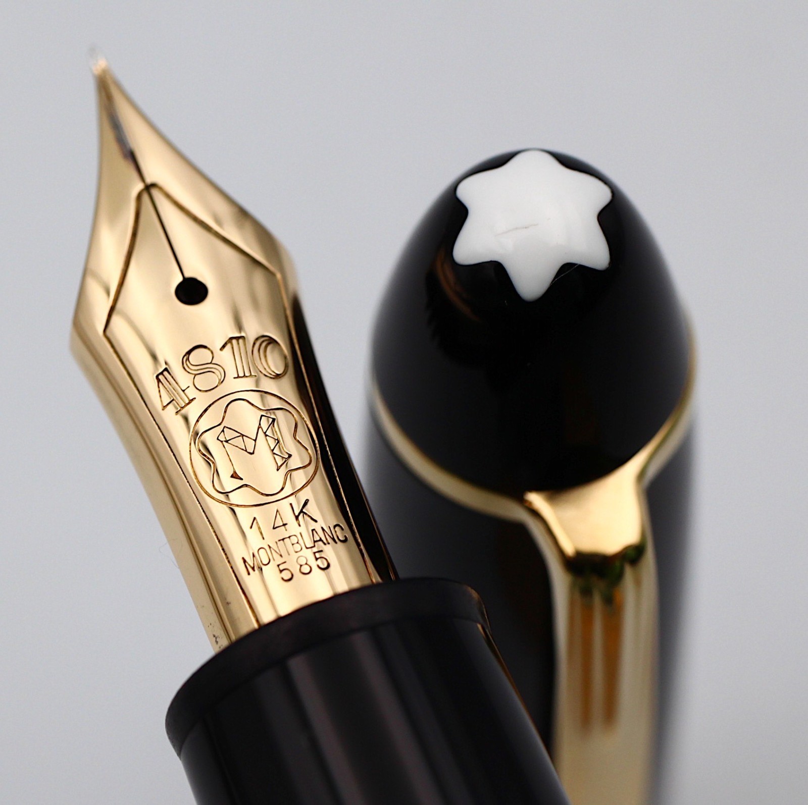 [Near mint] MONTBLANC Meisterstuck 146 Fountain Pen 14K 585 Nib EF W-Germany