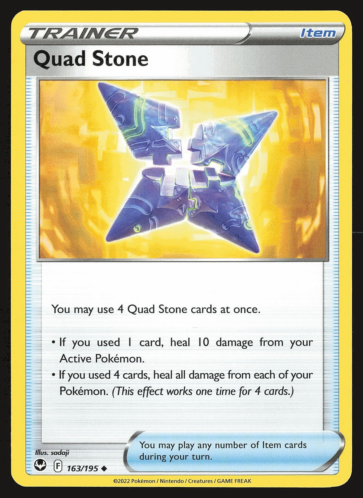 SWSH12: Silver Tempest Quad Stone #163/195 Uncommon Pokemon Card