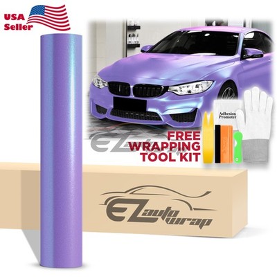 Galaxy Dust Matte Glacier Purple Metallic Auto Sticker Decal Vinyl Wrap Sheet