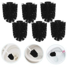 10 Pcs Replaceable Head Toilet Brush Bathroom Scrub Metal Cleaning