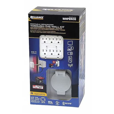 Reliance Controls Wkpbn30 Power Inlet Box, L14-30 Nema, Plastic