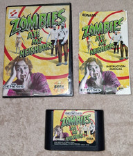 Zombies Ate My Neighbors Sega Genesis Complete Game, Case, and Manual Included