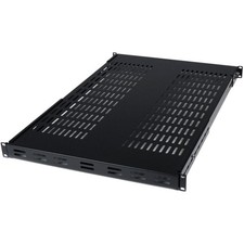 StarTech 1U Adjustable Mounting Depth Vented Rack Mount Shelf - 175lbs/80kg