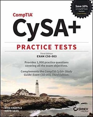 CompTIA CySA+ Practice Tests: - Paperback, by Chapple Mike; Seidl - Brand New!