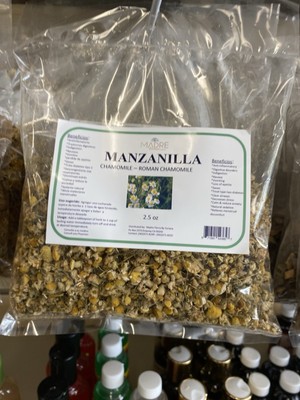Manzanilla Hierba (Chamomile Herbs) 3 Bags (40 Grs/Bag) (Hanan)