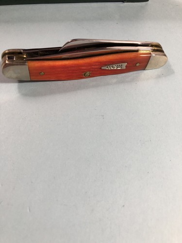 NEW W R Case & Sons Knife  Mini Copper Head Tangerine  SS  07988 NIB 08 - Picture 2 of 13