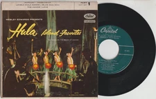 Webley Edwards Hula Island Favorites Part 1, 45 RPM G w/ PS