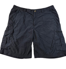 Columbia Mens 38 Omni-Shade Sun Protection Shorts Black Nylon